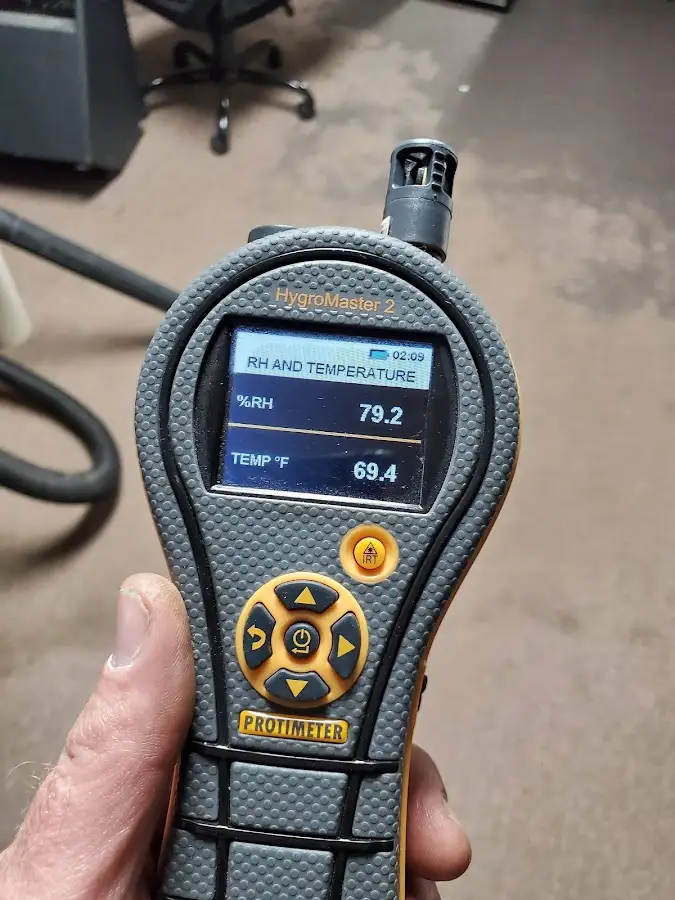 Moisture meter humidity assessment for Mold Remediation & Removal in Mansfield
