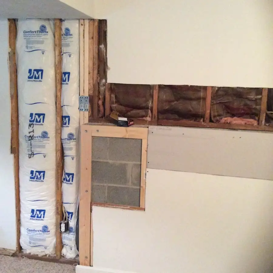Wall insulation replacement during Odor Removal & Deodorization in Mansfield
